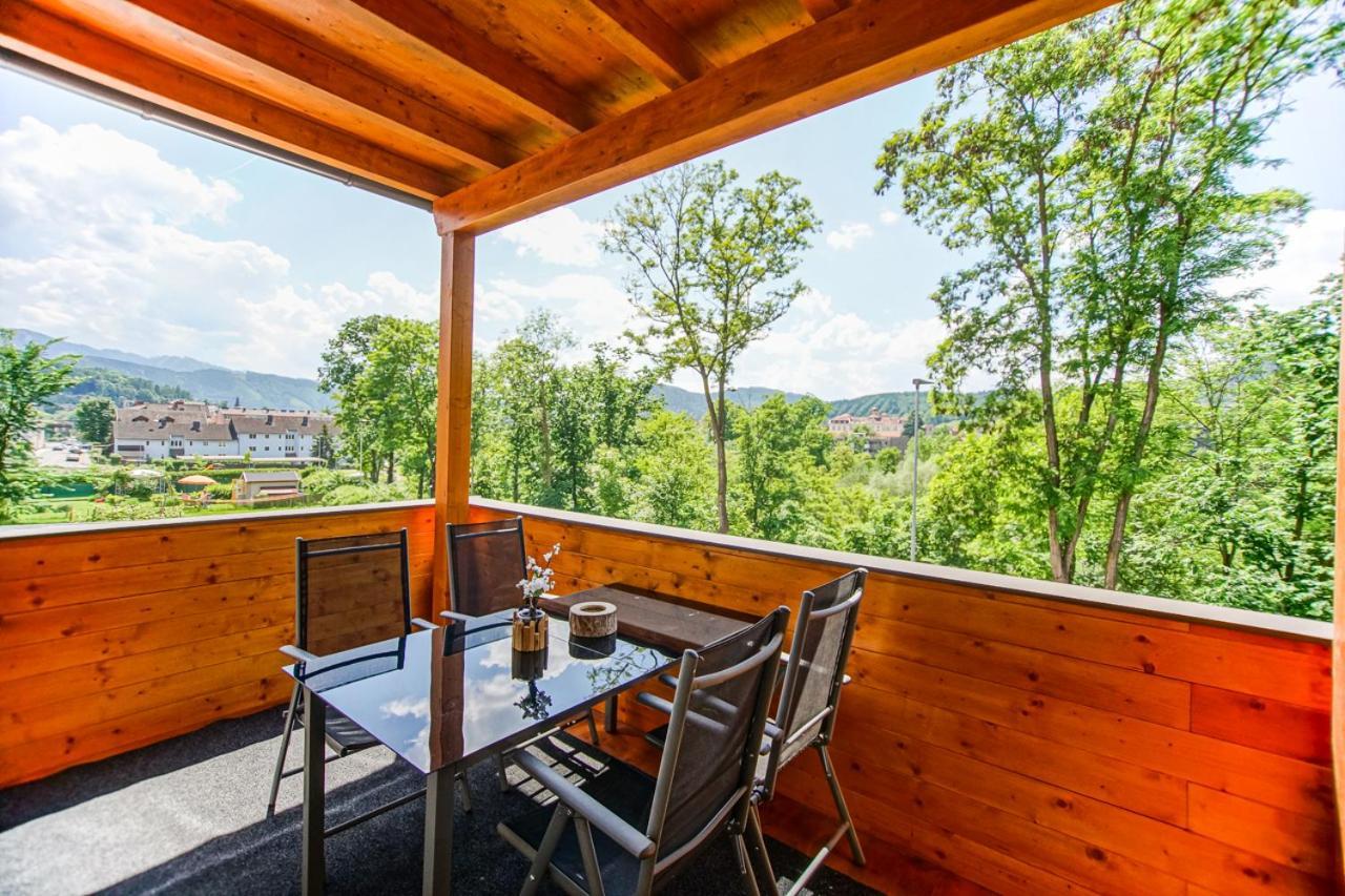 Auszeit Steiraland 7 Mit Ueberdachten Balkon Und Parkplatz 莱奥本 外观 照片