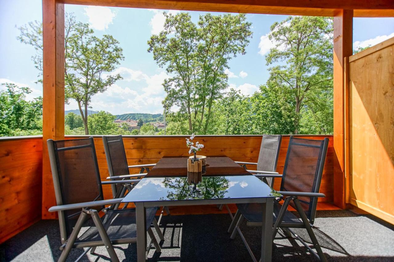 Auszeit Steiraland 7 Mit Ueberdachten Balkon Und Parkplatz 莱奥本 外观 照片